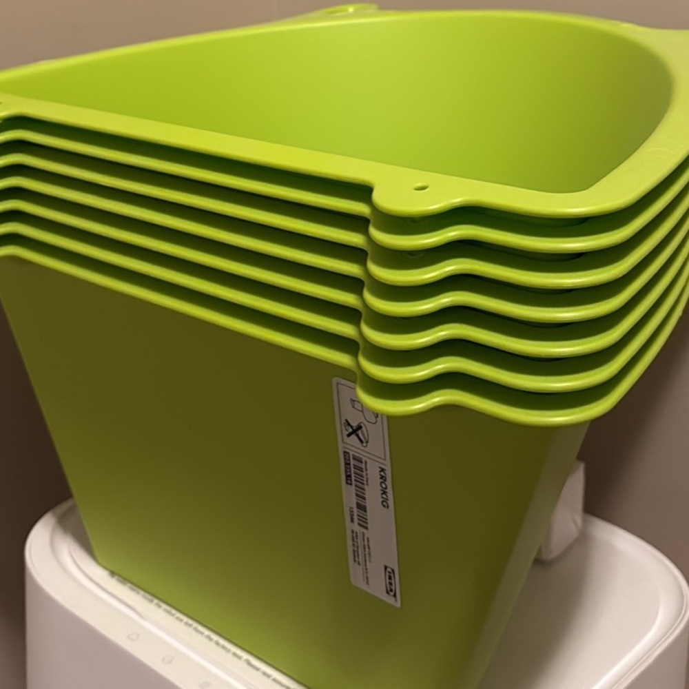 Set IKEA Krokig wall storage with hooks shelves